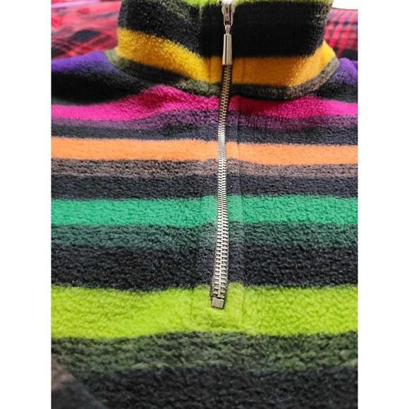 Chaus Sweater Long Sleeve 1/4 Zip Multicolor Size Medium‎ Zippered Sleeve Pocket - Picture 9 of 15